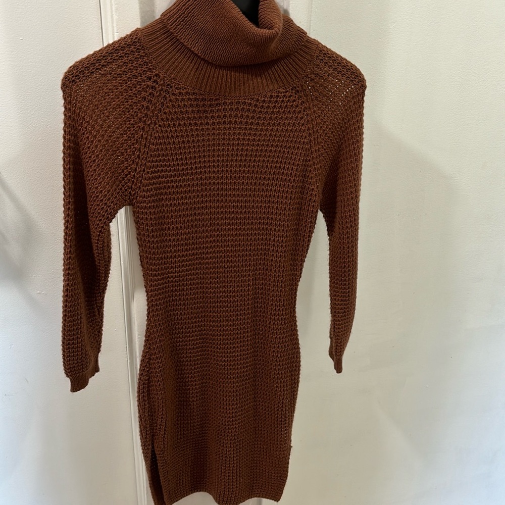 SHEIN TURTLE NECK SWEATER DRESS
